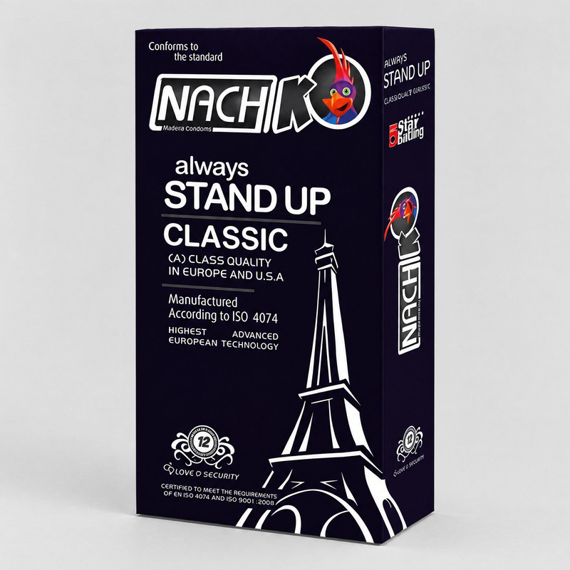 کاندوم ناچ کدکس مدل STAND UP بسته 12 عددی