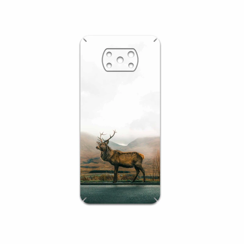 برچسب پوششی ماهوت مدل Horned-Deer مناسب برای گوشی موبایل شیائومی Poco X3 Pro