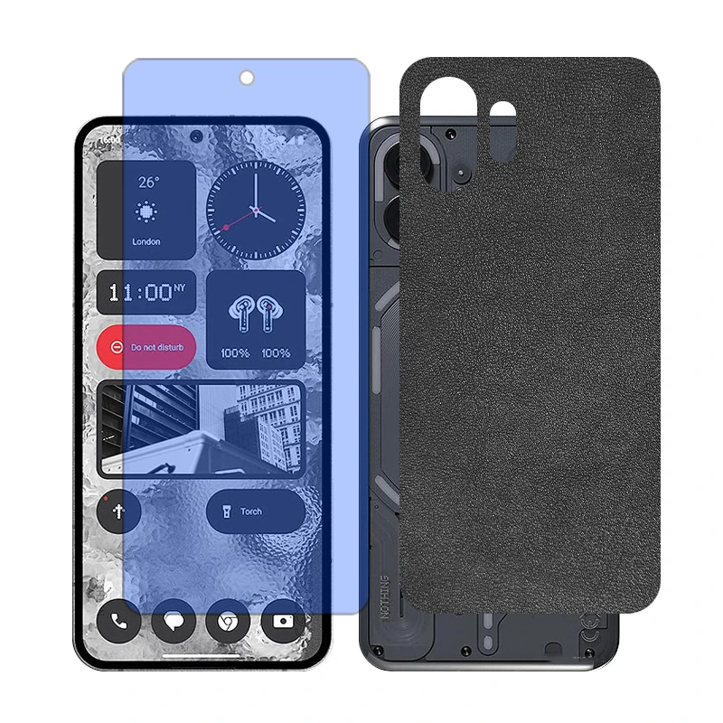 محافظ صفحه نمایش بلو کات گلس مدل Together مناسب برای گوشی موبایل ناتینگ 2 Phone به همراه برچسب پوششی پشت گوشی
