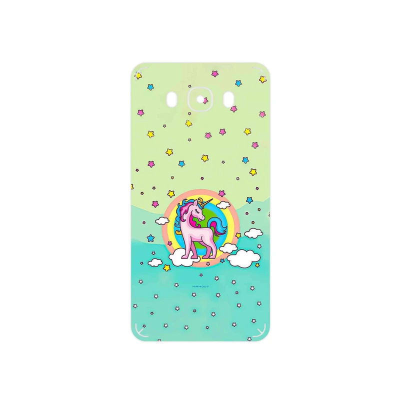 برچسب پوششی ماهوت مدل Rainbow unicorn adventure مناسب برای گوشی موبایل سامسونگ Galaxy J7 2016