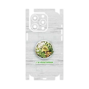 MAHOOT Im_vegetarian-FullSkin Cover Sticker for Apple iPhone 15 Pro