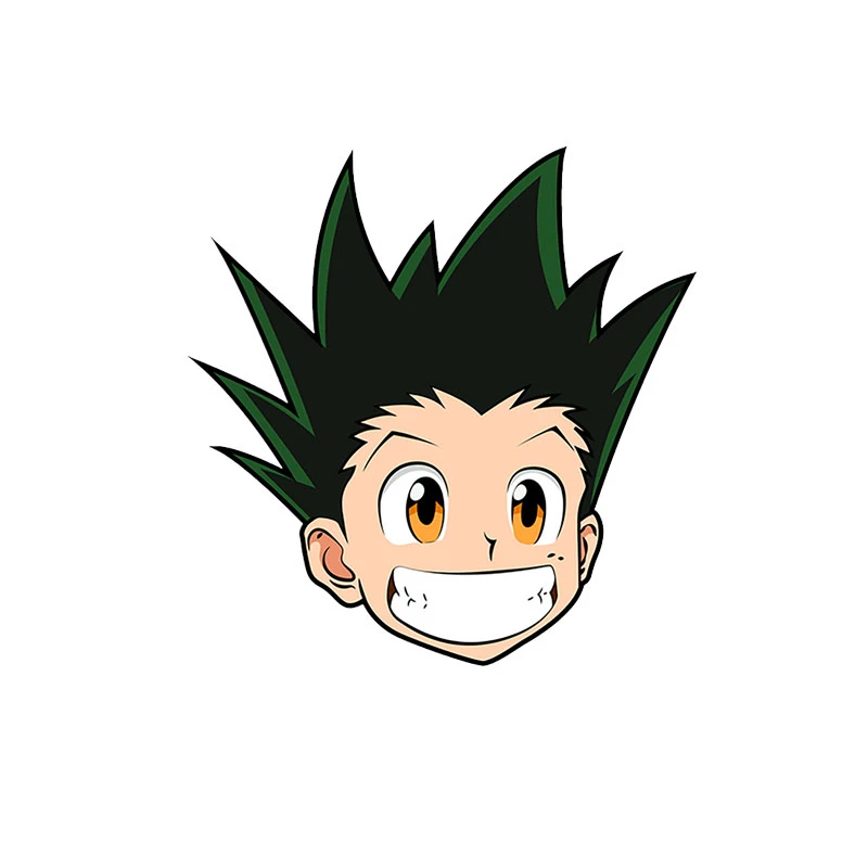  استیکر تزئینی موبایل بادکنک آبی طرح انیمه hunter x hunter مدل Gon Freecss