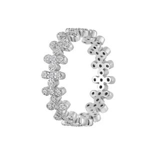 انگشتر نقره زنانه اقلیمه مدل AN119-7