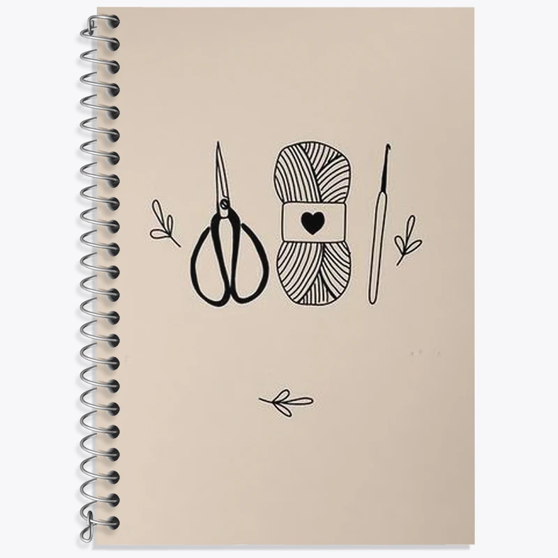 دفتر نت موسیقی 50 برگ خندالو طرح خیاطی کد N2032