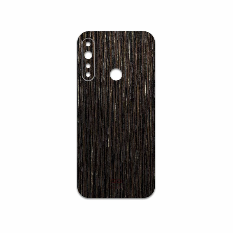 برچسب پوششی ماهوت مدل Dark-Gold-Stripes-Wood مناسب برای گوشی موبایل جی پلاس P10 Plus