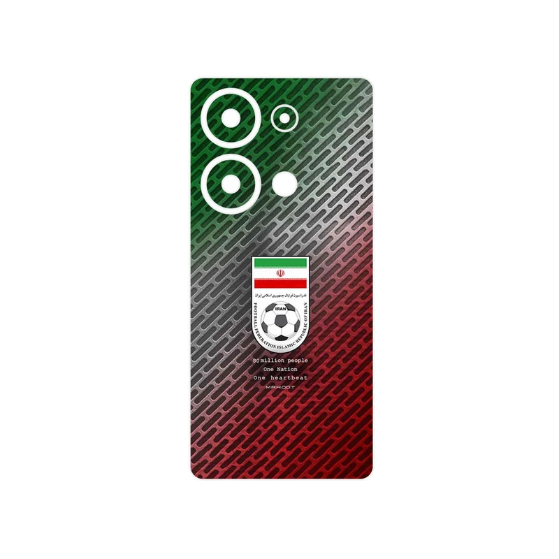 برچسب پوششی ماهوت مدل Iran_National_Football_Team مناسب برای گوشی موبایل شیائومی Poco M6 Pro 4G