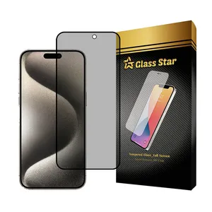 Glass Star PRIVFULLG Screen Protector For Apple iPhone 15 Pro Max