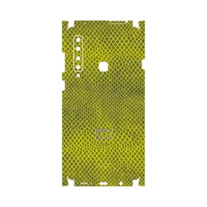MAHOOT Yellow Snake Skin-FullSkin Cover Sticker for Samsung Galaxy A9 2018