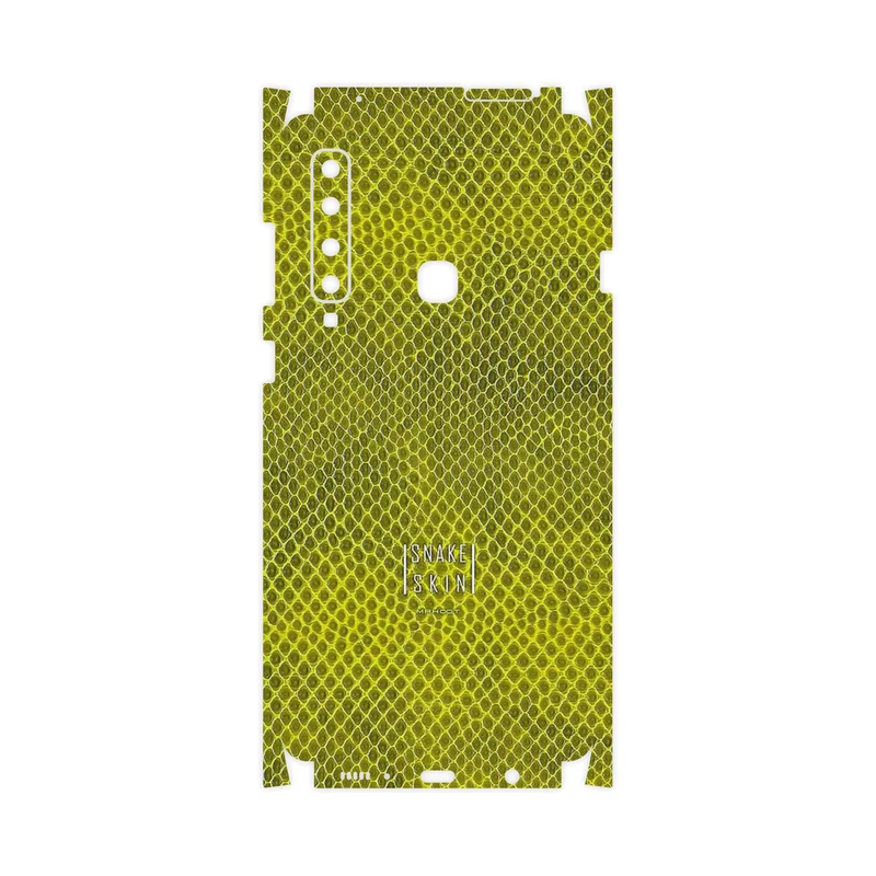 برچسب پوششی ماهوت مدل Yellow Snake Skin-FullSkin مناسب برای گوشی موبایل سامسونگ Galaxy A9 2018