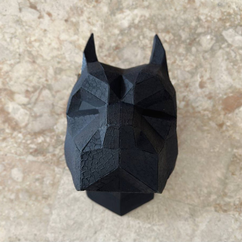 دیوارکوب مدل سگ پیتبال هندسی