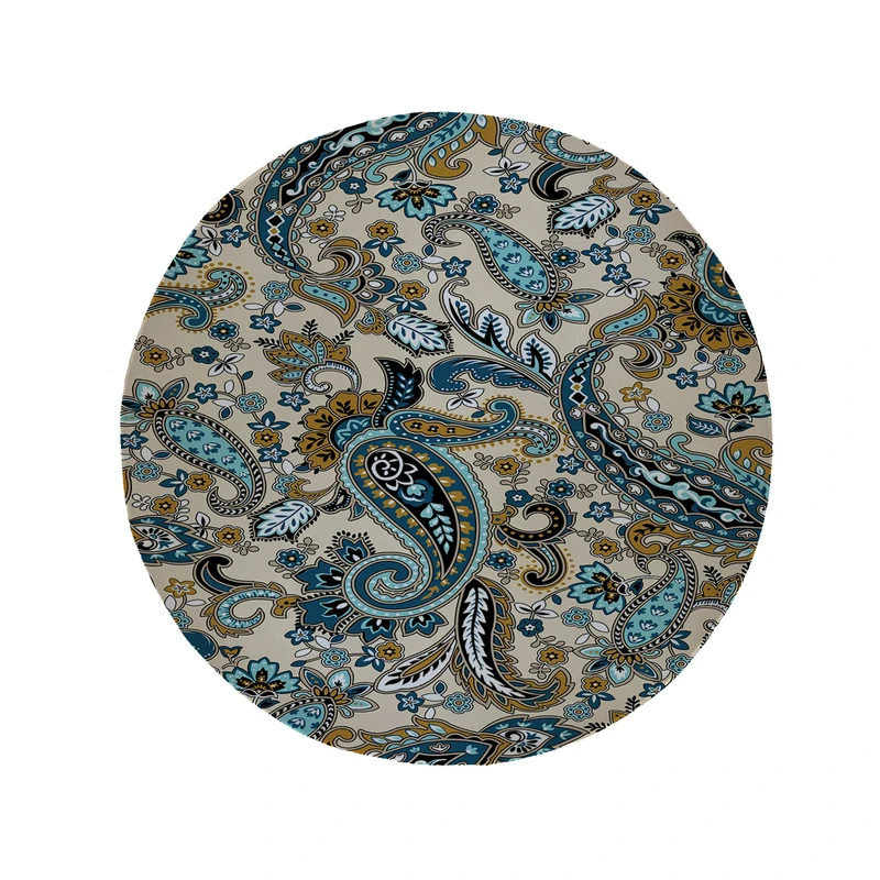 پادری مدل دایره طرح جقه کد 5356 سایز 90 × 90 سانتی متر