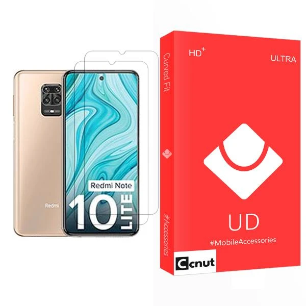 محافظ صفحه نمایش کوکونات مدل UD Ultra MIX002 مناسب برای گوشی موبایل شیائومی Redmi Note 10 Lite بسته دو عددی
