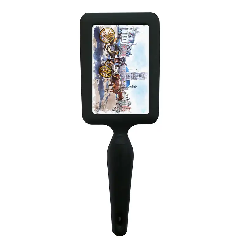 برس مو طرح نقاشی کالسکه و اسب مدل B1009