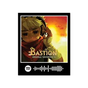 استیکر لپ تاپ مدل موسیقی طرح bastion کد 2016