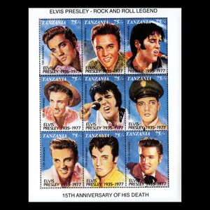 تمبر یادگاری مدل مینی شیت مجموعه 9 عددی