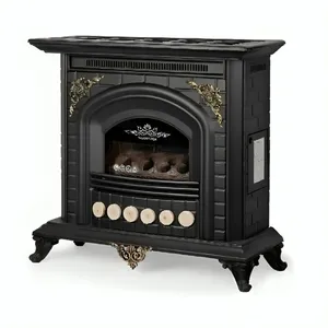 بخاری گازی شایسته مدل 30000 طرح شومینه کلاسیک چوبی 