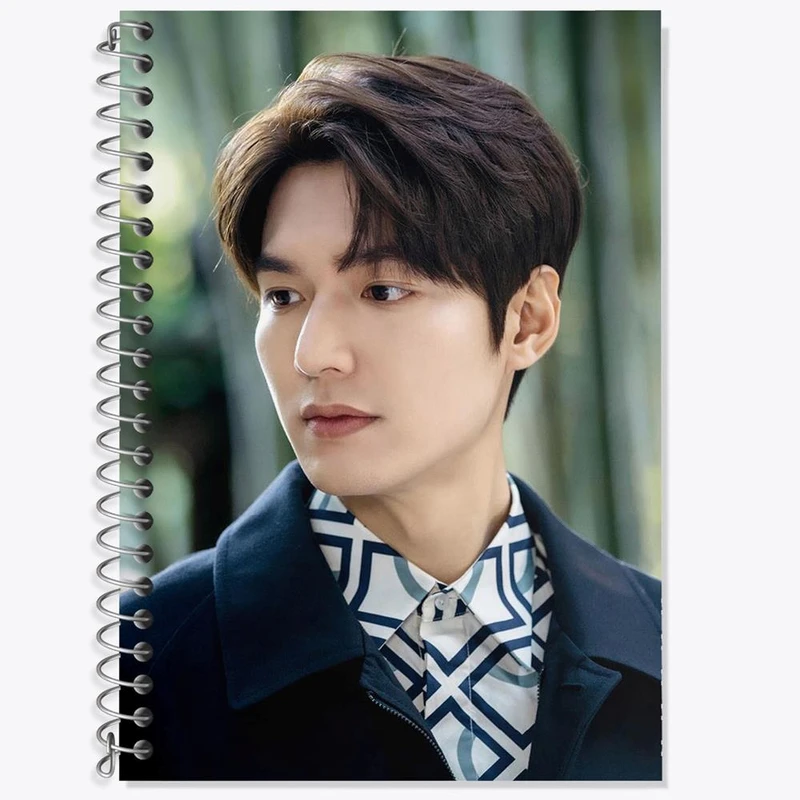 دفتر زبان 50 برگ خندالو مدل دو خط طرح لی مین هو Lee min ho کد 20879