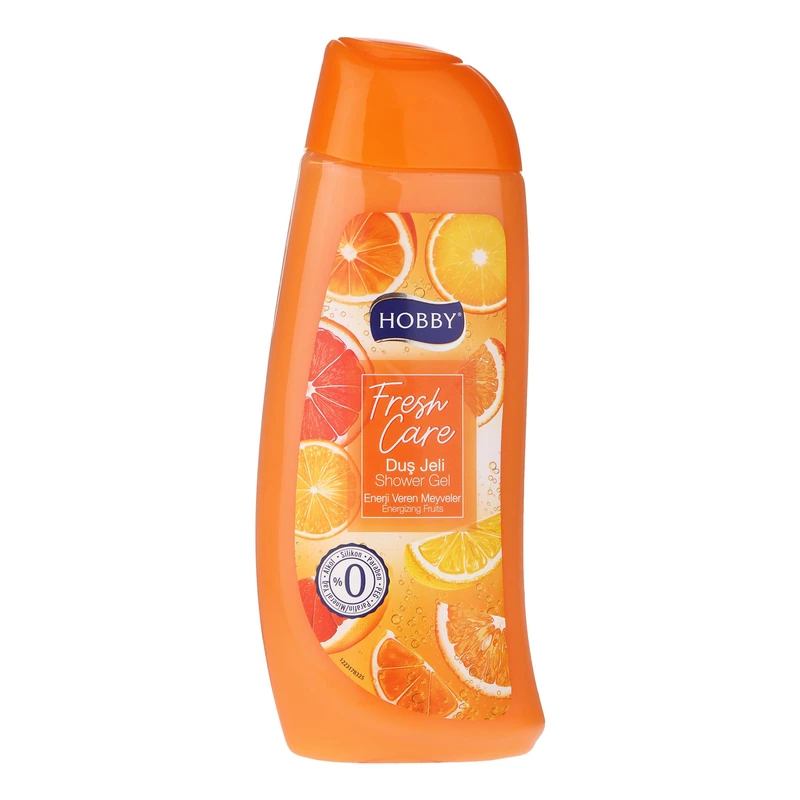 شامپو بدن هوبی مدل Fresh care با رایحه مرکبات مناسب برای انواع پوست حجم 500 میلی لیتر
