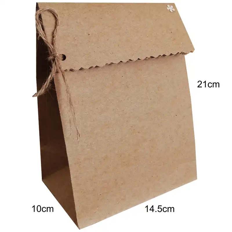 ساک هدیه مدل  کرافت تاشو P1 بسته 10 عددی