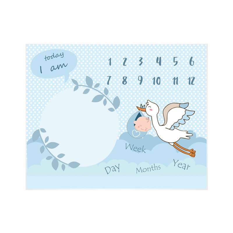 زیرانداز عکاسی ماهگرد کودک الپی کیدز مدل لک لک