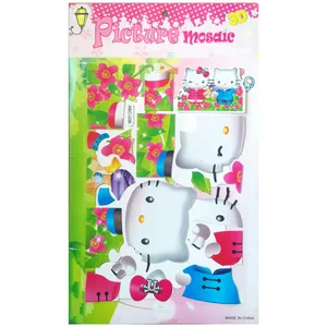 استیکر دیواری کودک مدل پازلی کد 008