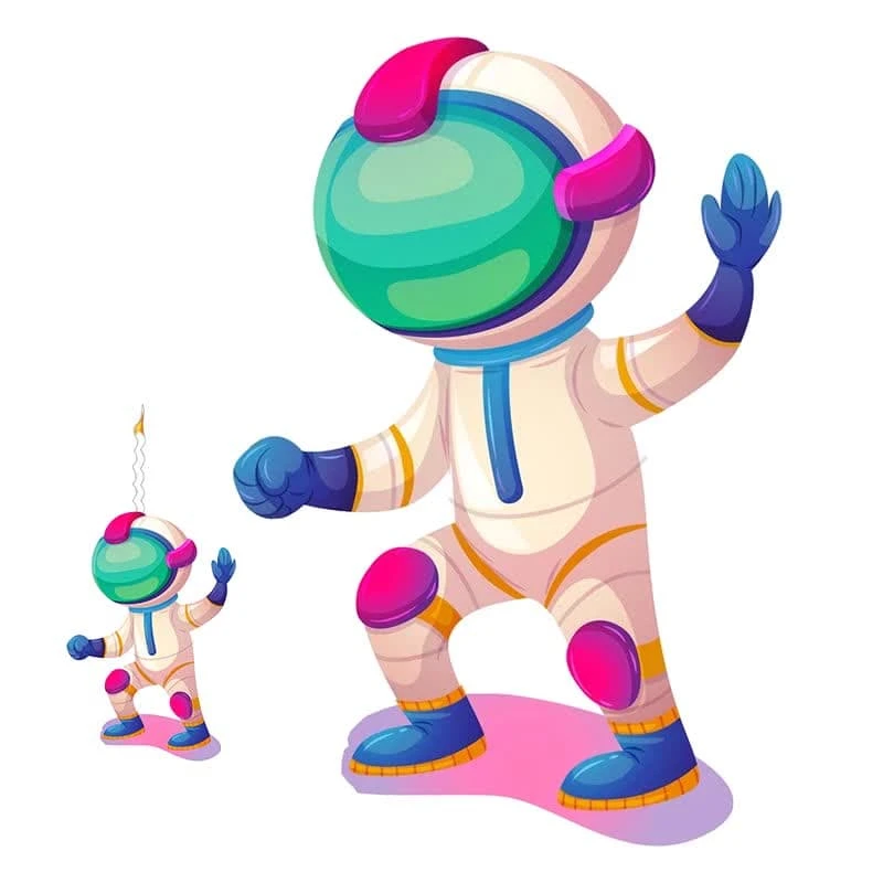 استند تولد طرح فضانورد به همراه شمع