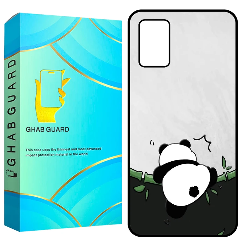 کاور قاب گارد طرح پاندا مدل GCHPA03S مناسب برای گوشی موبایل سامسونگ Galaxy A02s / M02s / A03s  