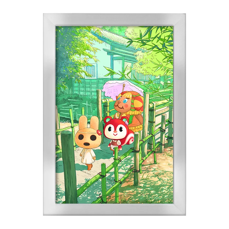 تابلو خندالو طرح بازی انیمال کراسینگ (Animal Crossing) کد 32677