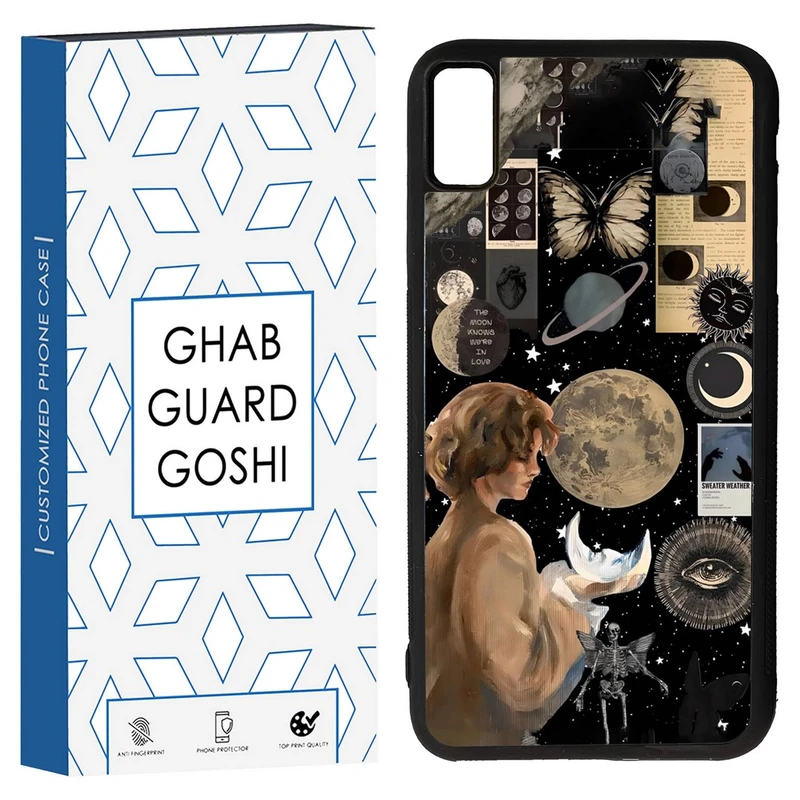 کاور قاب گارد گوشی طرح ماه کد TPU-059 مناسب برای گوشی موبایل اپل Iphone XS MAX/ Iphone X MAX