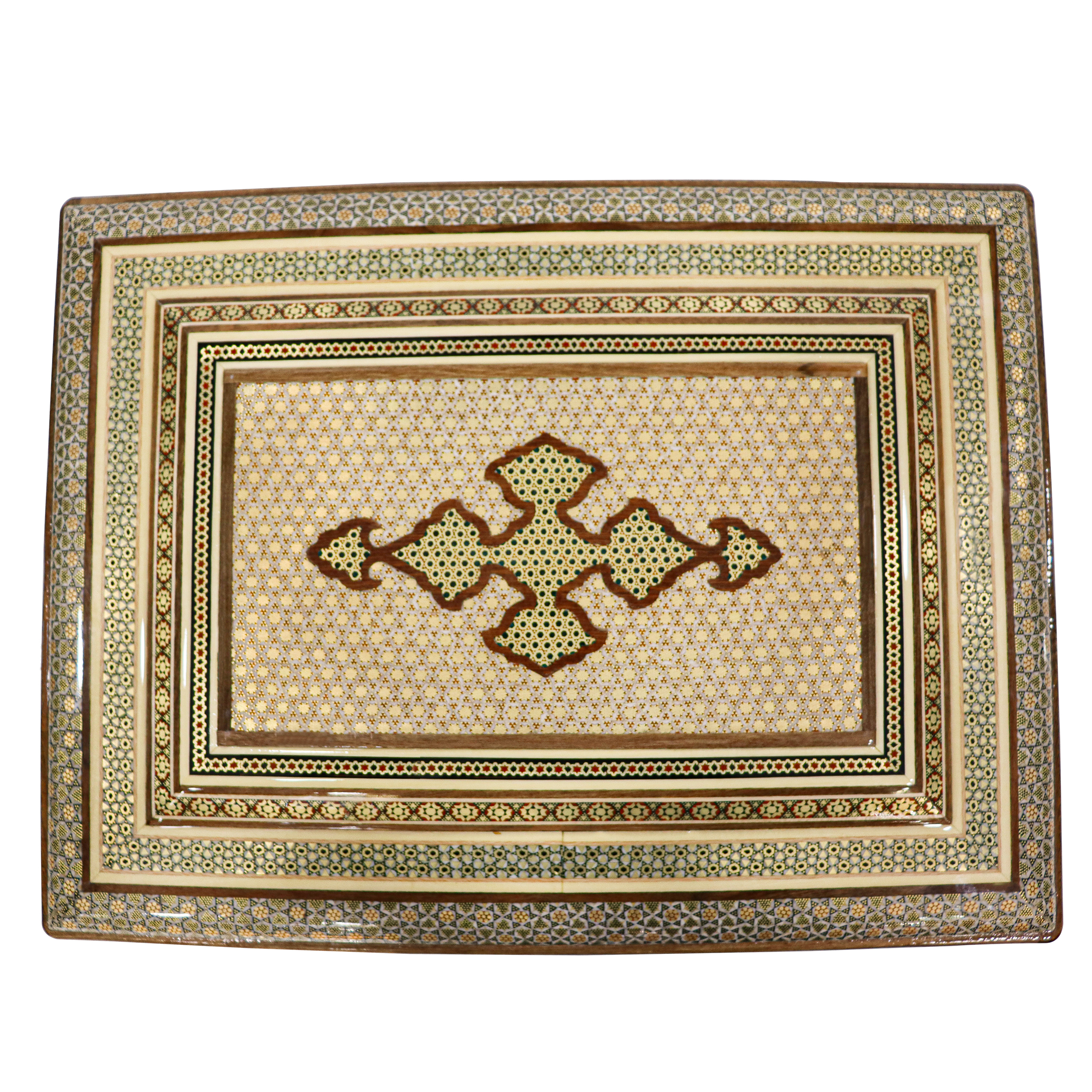 جعبه قرآن خاتم کاری مدل پرسیم اعلی کد 30p40