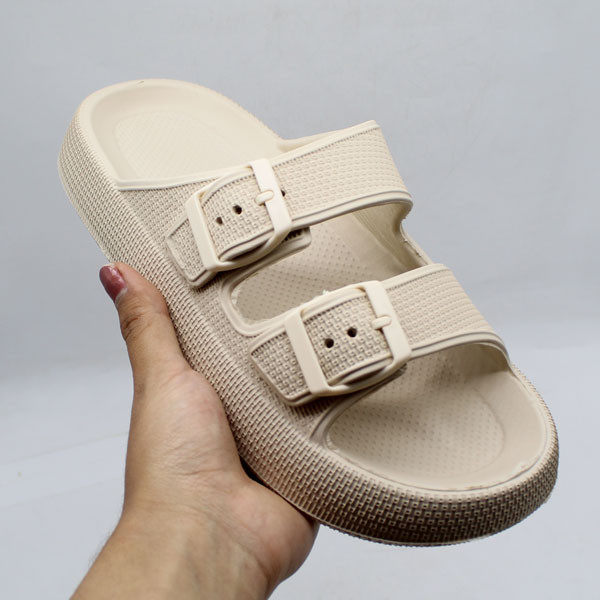 دمپایی حمام مدل دوبنده سگک دار کاسپین کد 1361-BK