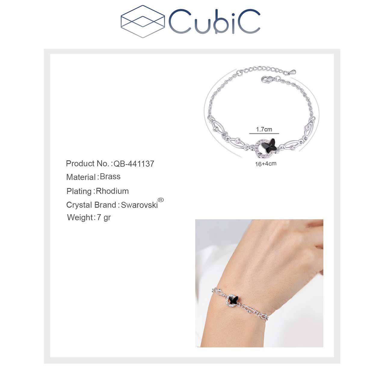 دستبند زنانه کوبیک مدل QB-441137 -  - 3