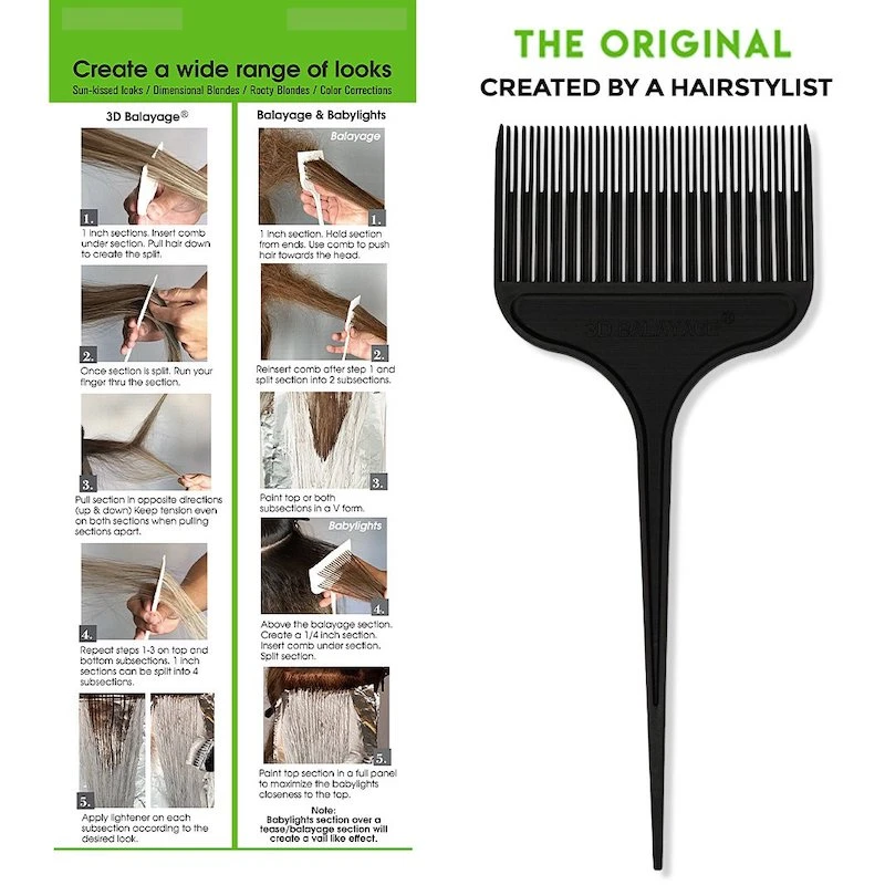 عکس شماره 3 : شانه بالیاژ مدل 3d مدل 001