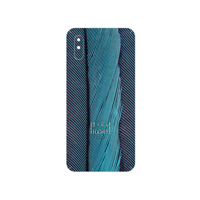 برچسب پوششی ماهوت مدل Turquoise feathers مناسب برای گوشی موبایل شیائومی Redmi 9i Sport