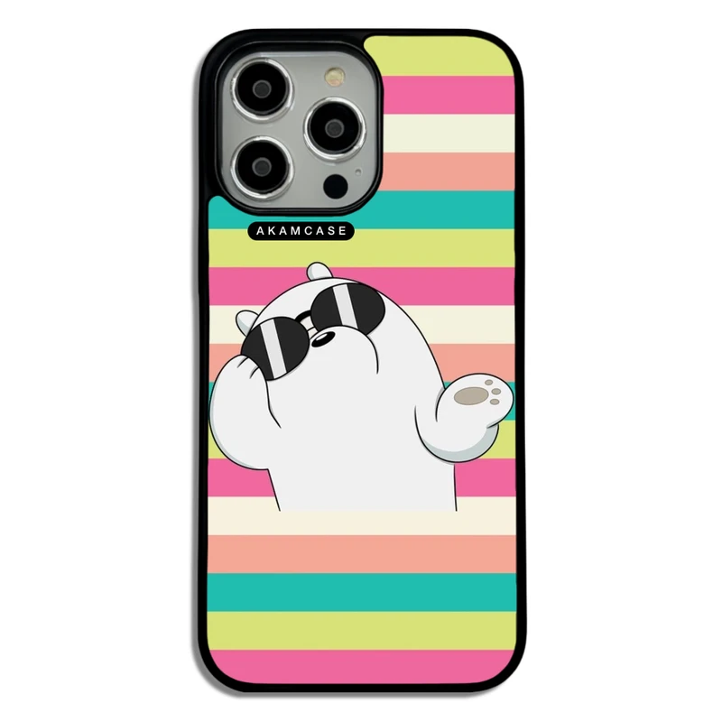 کاور آکام مدل AMCWA14PROMAX-BARE BEAR11 مناسب برای گوشی موبایل اپل iPhone 14 Pro Max