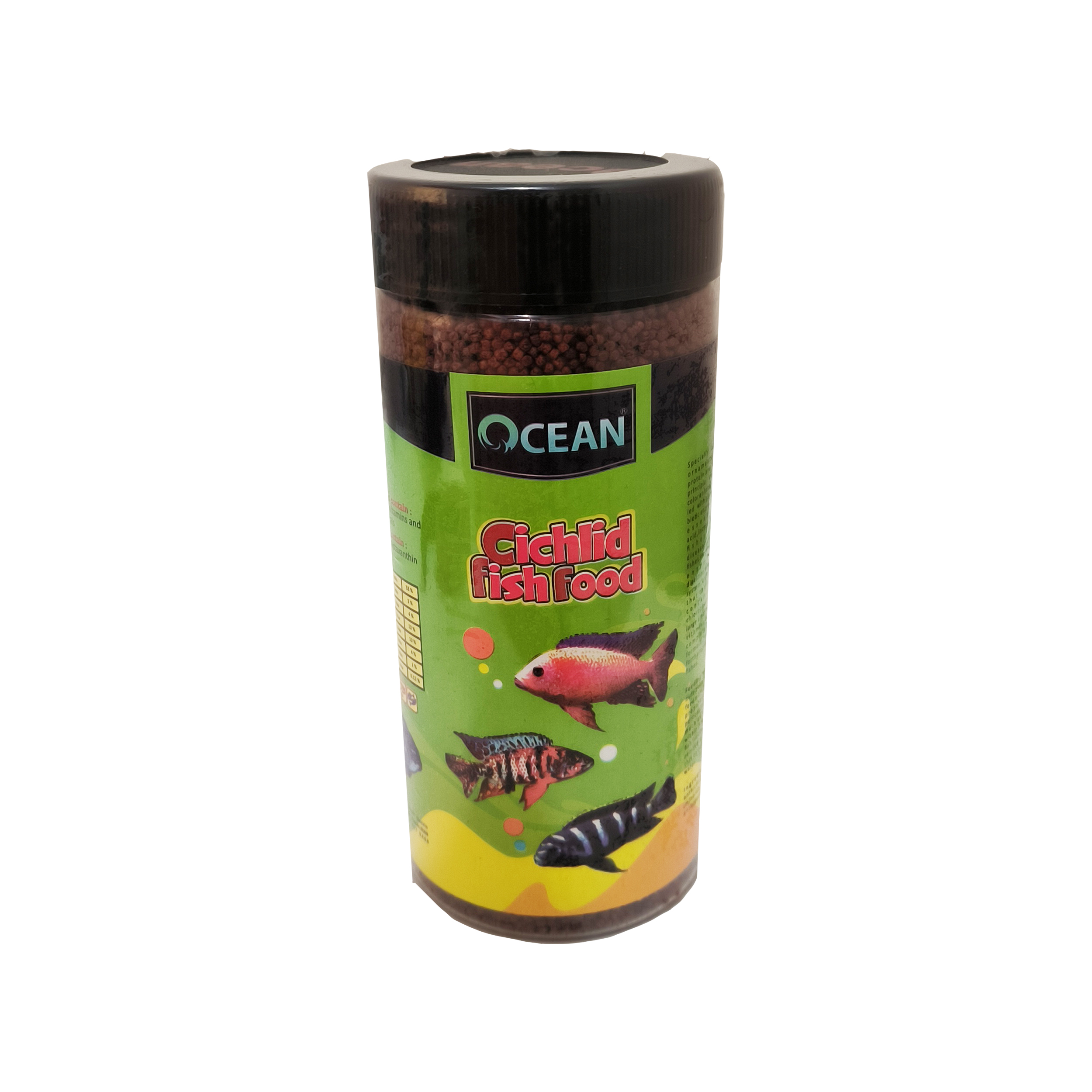 غذا ماهی آکواریوم اوشن مدل cichlid کد oc03 وزن 325 گرم