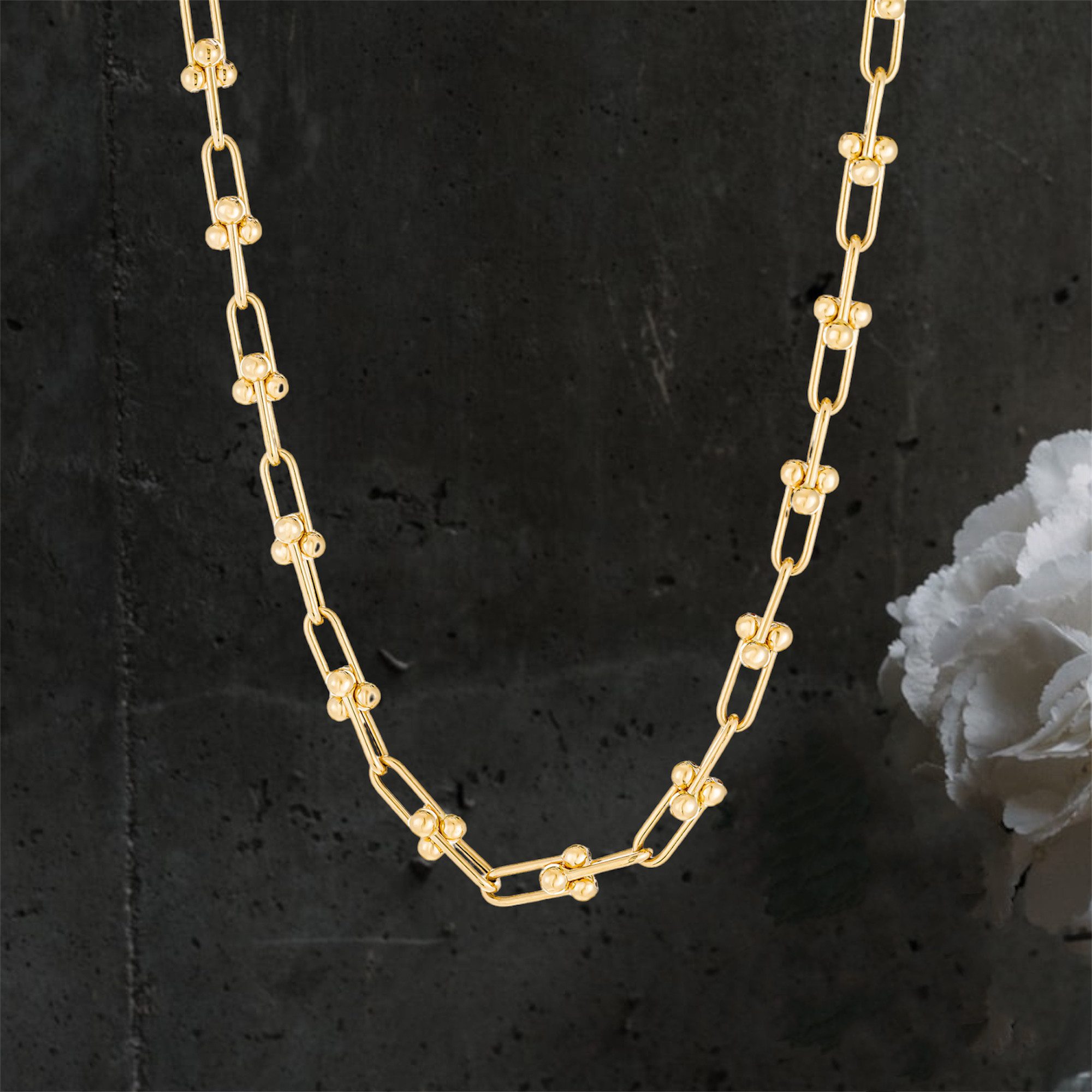 گردنبند طلا 18 عیار زنانه مدل DNTC12-30d