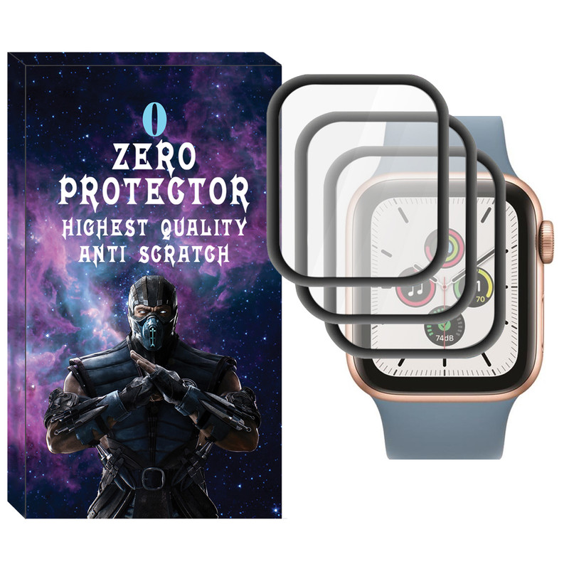 محافظ صفحه نمایش نانو زیرو مدل NZO مناسب برای ساعت هوشمند اپل Watch Series 8 SE 40mm بسته سه عددی