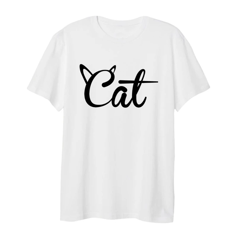 تی شرت لانگ زنانه مدل گربه کد ۱۲