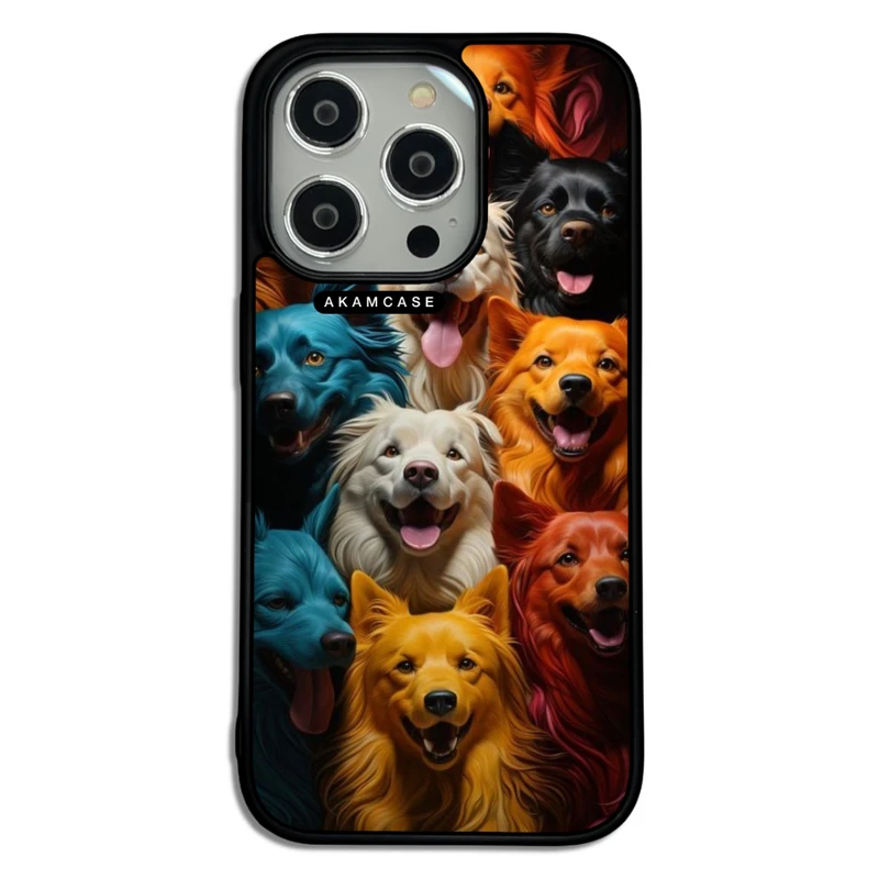 کاور آکام مدل AMC-WA14PRO-DOGS-22 مناسب برای گوشی موبایل اپل iPhone 14 Pro