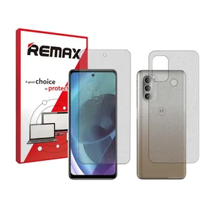 Remax HyMTT model matte screen protector suitable for Motorola Moto G51 5G mobile phone along with the back protector