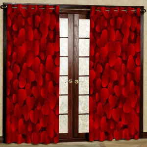 پرده مدل مخمل پانچی کد 4456 سایز 140x280 سانتی متر