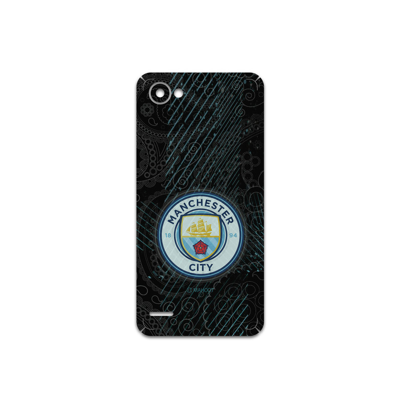 برچسب پوششی ماهوت مدل Manchester-City مناسب برای گوشی موبایل ال جی Q6