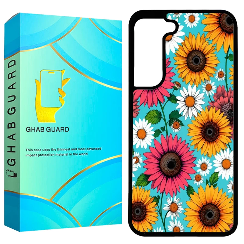 کاور قاب گارد طرح گل گلی مدل GCHPA21F مناسب برای گوشی موبایل سامسونگ Galaxy S21 FE 5G 