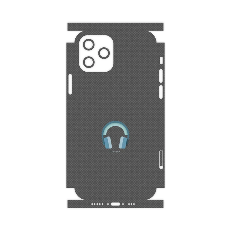 برچسب پوششی ماهوت مدل Minimal Headphone Icon-FullSkin مناسب برای گوشی موبایل اپل iPhone 12 Pro