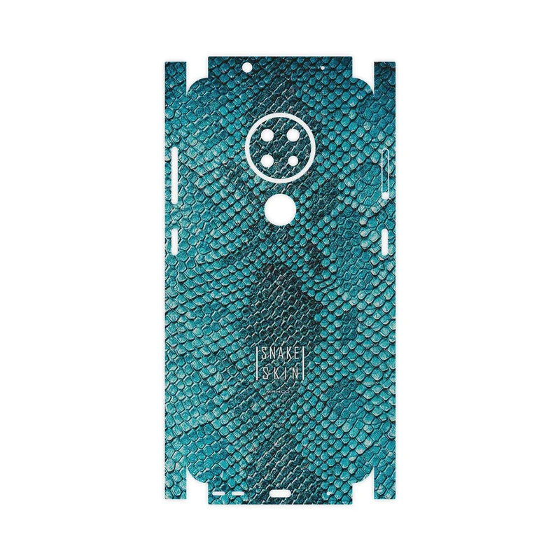 برچسب پوششی ماهوت مدل Blue Snake Skin-FullSkin مناسب برای گوشی موبایل نوکیا 6.2