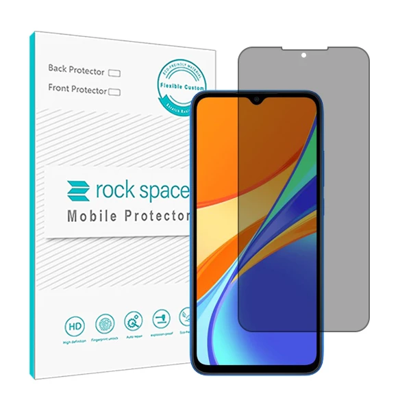 محافظ صفحه نمایش پرایوسی راک اسپیس مدل HyPRV مناسب برای گوشی موبایل شیائومی Redmi 9C