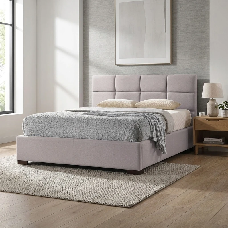 تخت خواب دونفره مدل اریکه سایز 200x180 سانتی متر 