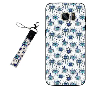 Megafone Devil eye 6464 Cover for Samsung Galaxy S7 Edge With Wrist strap
