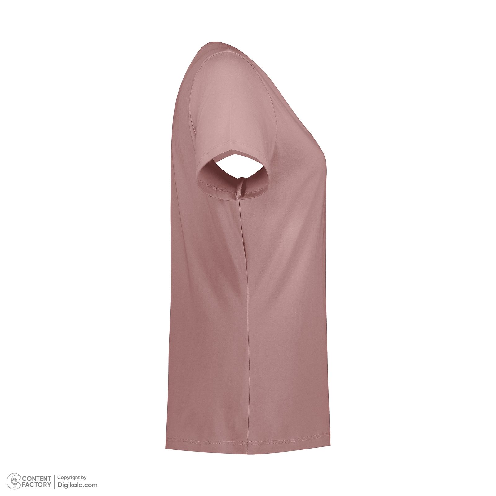 تی شرت آستین کوتاه زنانه ناربن مدل 15211077 رنگ صورتی روشن -  - 4